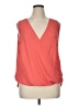Atmosphere 100% Polyester Orange Sleeveless Blouse Size 14 - photo 1