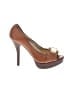 MICHAEL Michael Kors 100% Leather Brown Heels Size 8 - photo 1