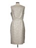 David Meister Chevron-herringbone Gray Casual Dress Size 12 - photo 2