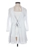 Aventura 100% Polyester White Cardigan Size S - photo 1
