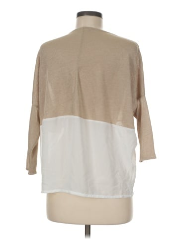 Zara W&B Collection 3/4 Sleeve Top (view 2)