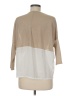 Zara W&B Collection 100% Polyester Tan 3/4 Sleeve Top Size M - photo 2