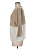 Zara W&B Collection 100% Polyester Tan 3/4 Sleeve Top Size M - photo 5