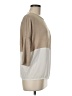 Zara W&B Collection 100% Polyester Tan 3/4 Sleeve Top Size M - photo 4