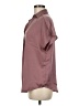 Fun2Fun 100% Polyester Burgundy Short Sleeve Blouse Size M - photo 5