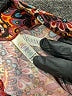 Lularoe Paisley Orange Leggings One size - photo 7