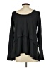 Sympli Black Long Sleeve Top Size 10 - photo 2