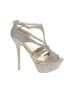 Qupid Silver Sandals Size 6 - photo 1