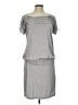 Max Studio Solid Gray Casual Dress Size L - photo 1