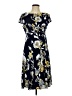 Studio One Floral Blue Casual Dress Size 10 - photo 1
