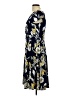 Studio One Floral Blue Casual Dress Size 10 - photo 5