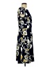 Studio One Floral Blue Casual Dress Size 10 - photo 4