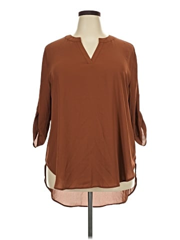 Cato 3/4 Sleeve Blouse (view 1)