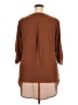 Cato 100% Polyester Brown 3/4 Sleeve Blouse Size 18 - photo 2
