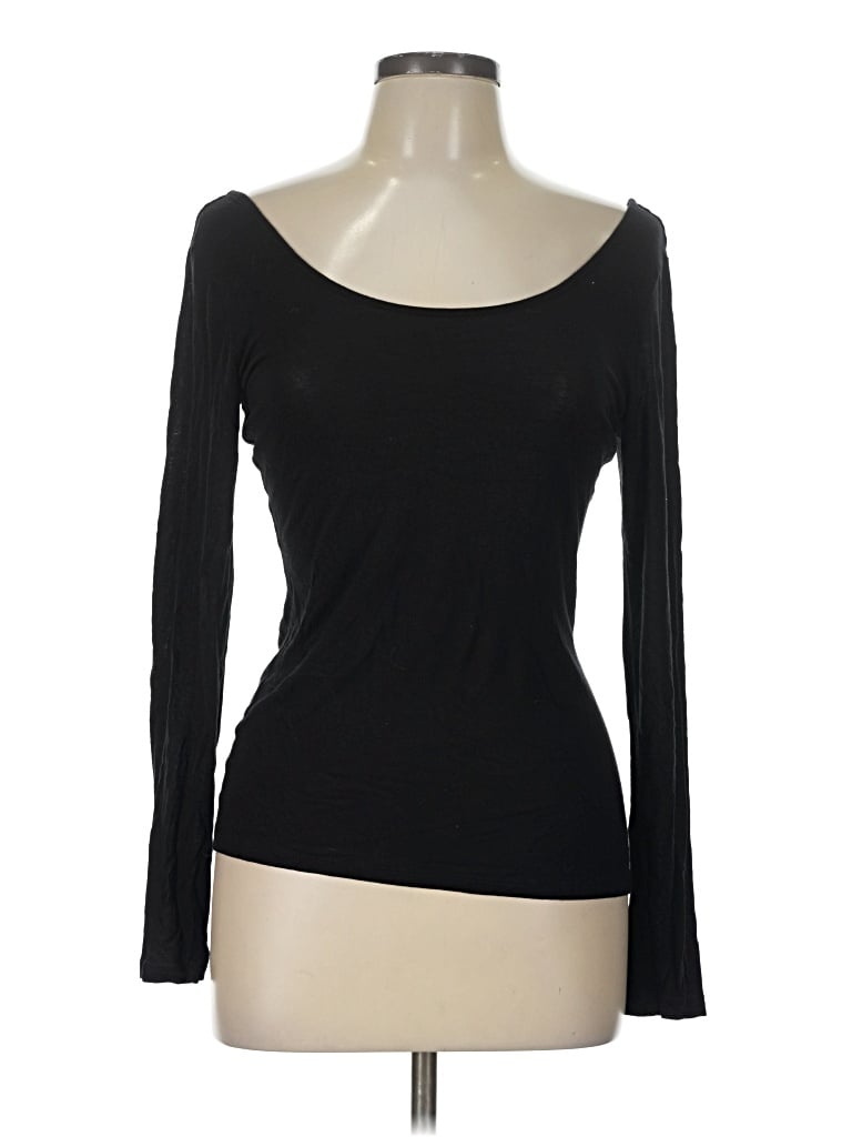 Pre-owned Ultra Flirt Long Sleeve T-shirt In Black