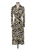 Zara Basic Animal Print Gray Casual Dress Size XS - photo 1