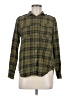 Billabong Plaid Green Long Sleeve Button-Down Shirt Size M - photo 1