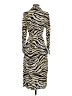 Zara Basic Animal Print Gray Casual Dress Size XS - photo 2
