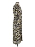 Zara Basic Animal Print Gray Casual Dress Size XS - photo 4