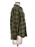 Billabong Plaid Green Long Sleeve Button-Down Shirt Size M - photo 4