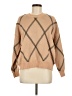 T Tahari Argyle Tan Pullover Sweater Size M - photo 1