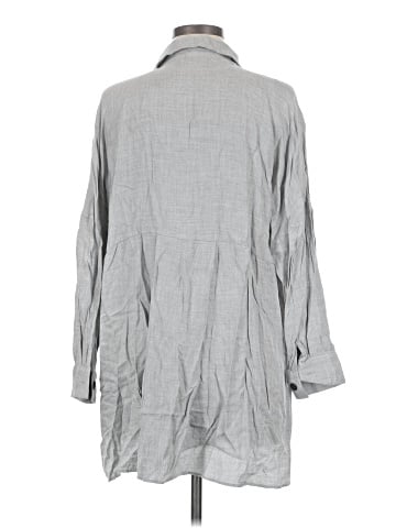 Zara Basic 3/4 Sleeve Button-Down Shirt (view 2)