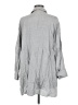 Zara Basic Gray 3/4 Sleeve Button-Down Shirt Size M - photo 2