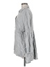 Zara Basic Gray 3/4 Sleeve Button-Down Shirt Size M - photo 5