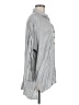 Zara Basic Gray 3/4 Sleeve Button-Down Shirt Size M - photo 4
