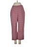 Caslon Houndstooth Red Casual Pants Size 4 - photo 1