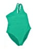 Old Navy Solid Green One Piece Swimsuit Size XL - photo 1