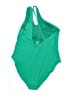 Old Navy Solid Green One Piece Swimsuit Size XL - photo 2