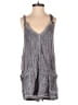 RVCA 100% Cotton Gray Overall Shorts Size M - photo 1