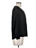 T Tahari 100% Polyester Black Long Sleeve Blouse Size M - photo 4