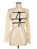Thirty/Thirty Ivory Long Sleeve Blouse Size M - photo 1