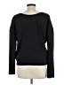 J Brand 100% Polyester Black Long Sleeve Top Size M - photo 2