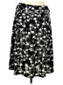 Lapis Floral Black Casual Skirt Size M - photo 1