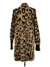 Westbound Animal Print Gold Coat Size L - photo 2
