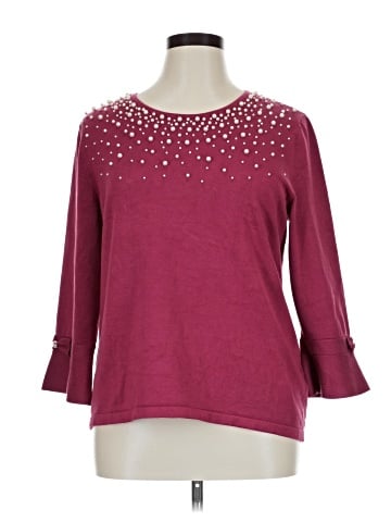 Karl Lagerfeld Paris 3/4 Sleeve Top (view 1)
