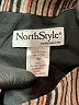 North Style Stripes Gray Casual Dress Size 12 - photo 7