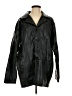 M Collection 100% Leather Black Raincoat Size L - photo 1