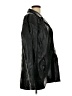 M Collection 100% Leather Black Raincoat Size L - photo 4