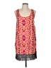 Billabong 100% Polyester Print Pink Cocktail Dress Size L - photo 1