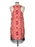 Billabong 100% Polyester Print Pink Cocktail Dress Size L - photo 2