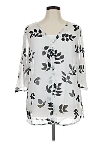 Monroe and Main 3/4 Sleeve Blouse (view 1)