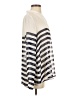 Aryn K. Stripes Silver Ivory Long Sleeve Blouse Size S - photo 4