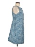 CeCe Paisley Blue Casual Dress Size M - photo 4