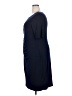 Connected Apparel Solid Blue Cocktail Dress Size 18 - photo 5