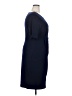 Connected Apparel Solid Blue Cocktail Dress Size 18 - photo 4