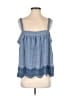 Parker Blue Sleeveless Blouse Size XL - photo 1